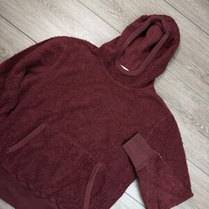 Champion Todd Snyder Mens Hoodie Terry Cloth Pullover Burgundy Medium